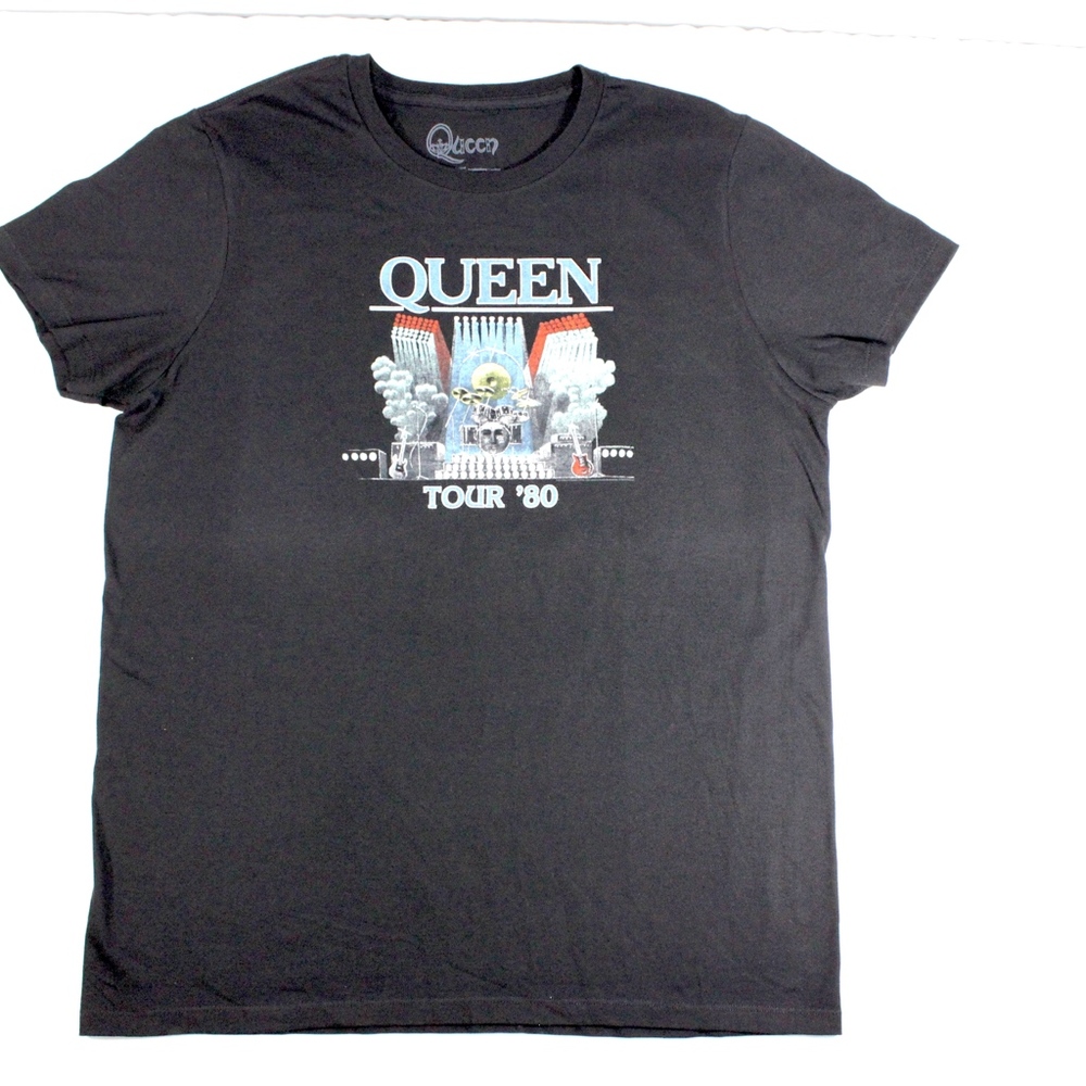 Queen T Shirt Black in XL Size Men's